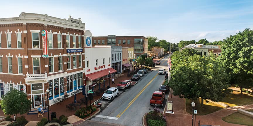 Skyline of Bentonville, AR