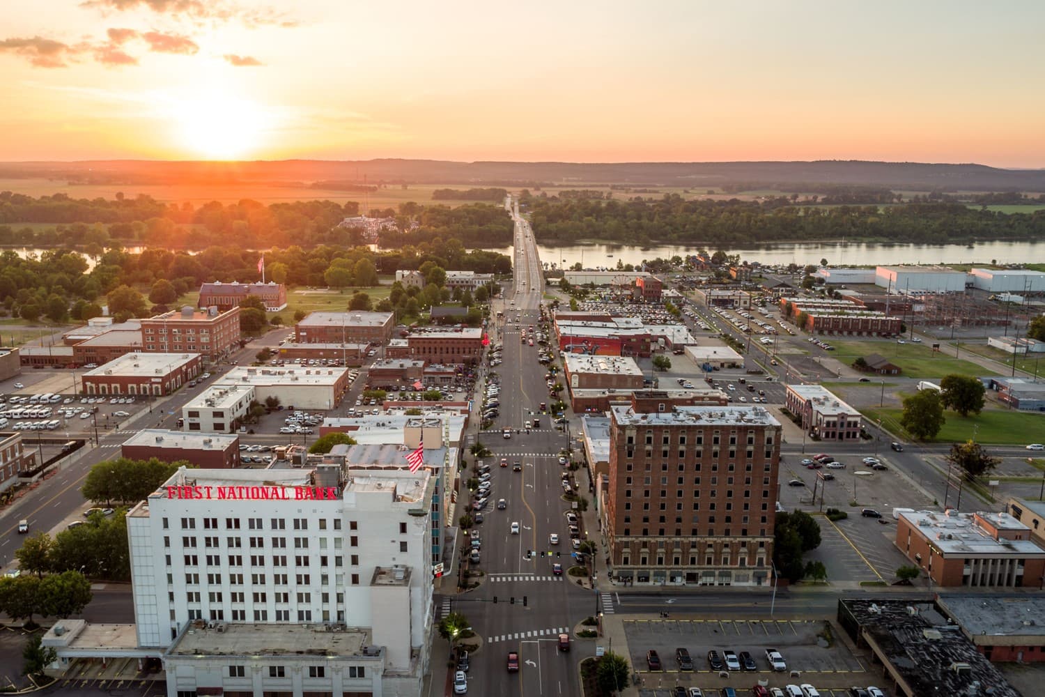 Skyline of Fort Smith, AR