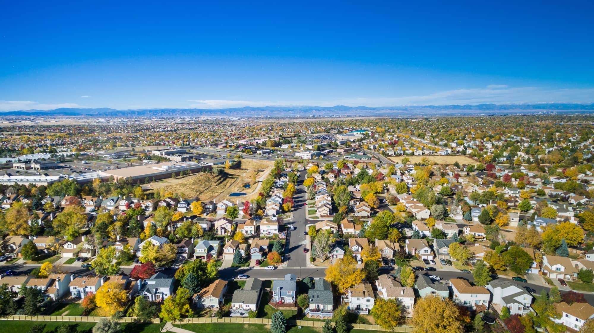 Skyline of Aurora, CO
