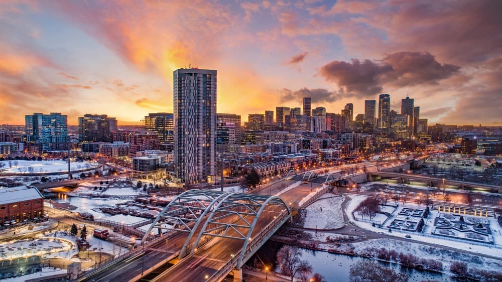 Skyline of Denver, CO