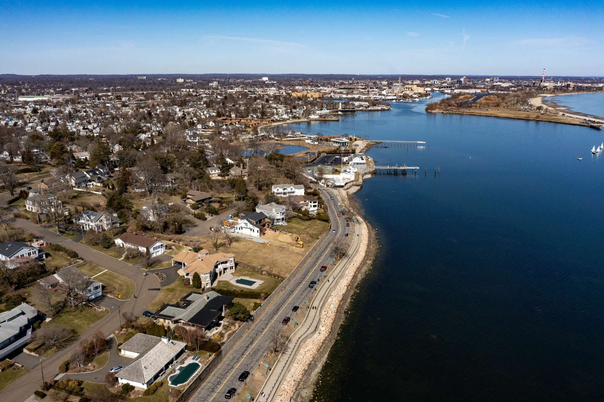 Skyline of Bridgeport, CT