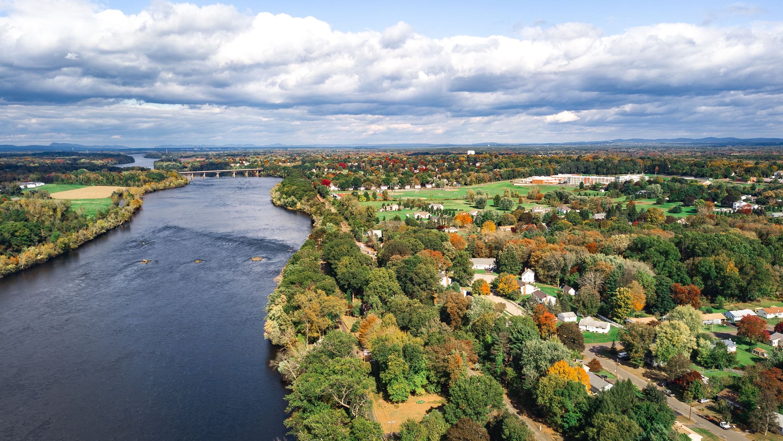 Skyline of Enfield, CT