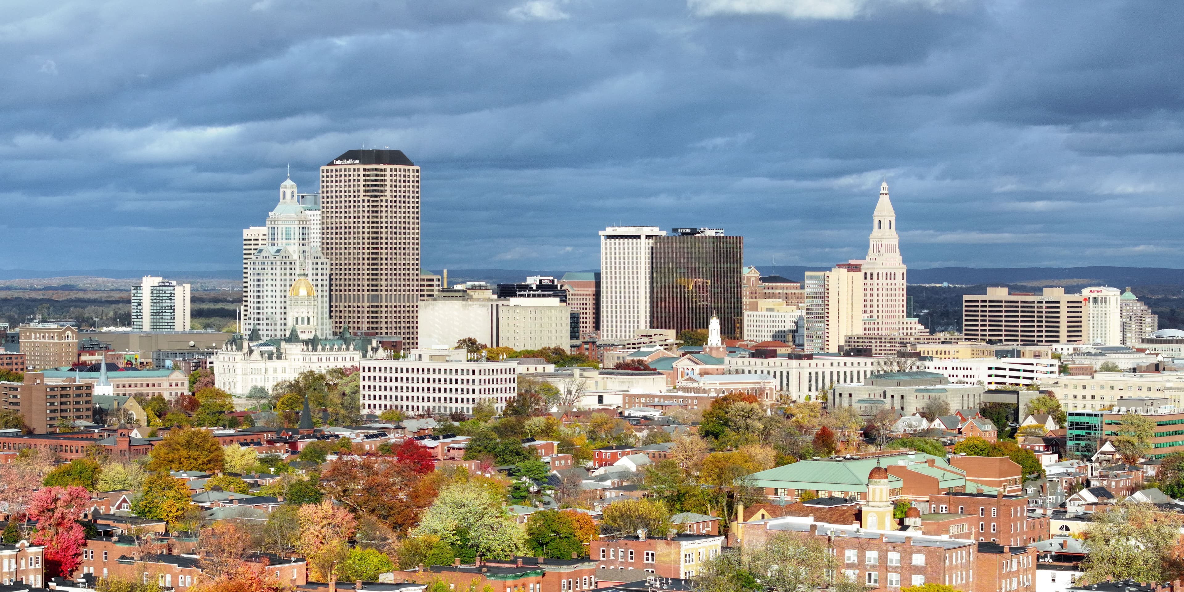 Skyline of Hartford, CT