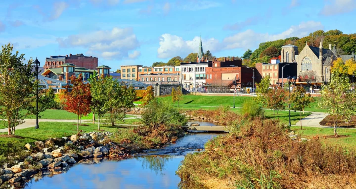 Skyline of Meriden, CT