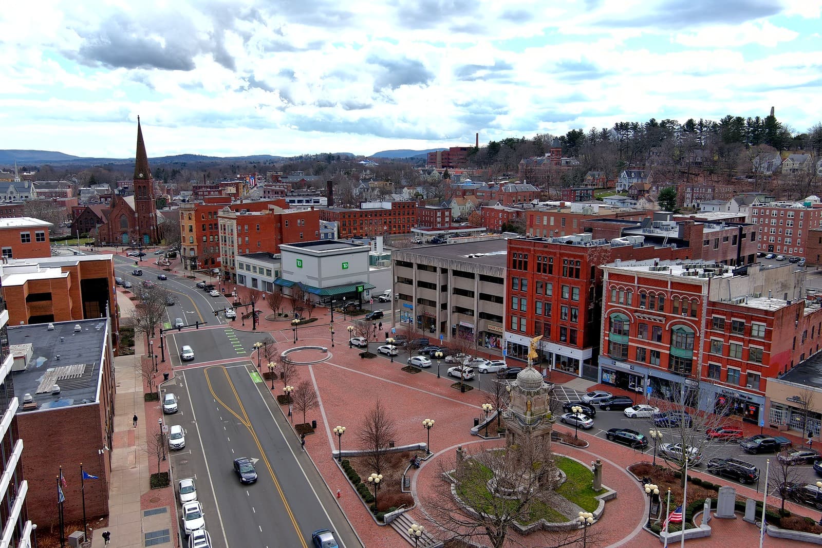 Skyline of New Britain, CT