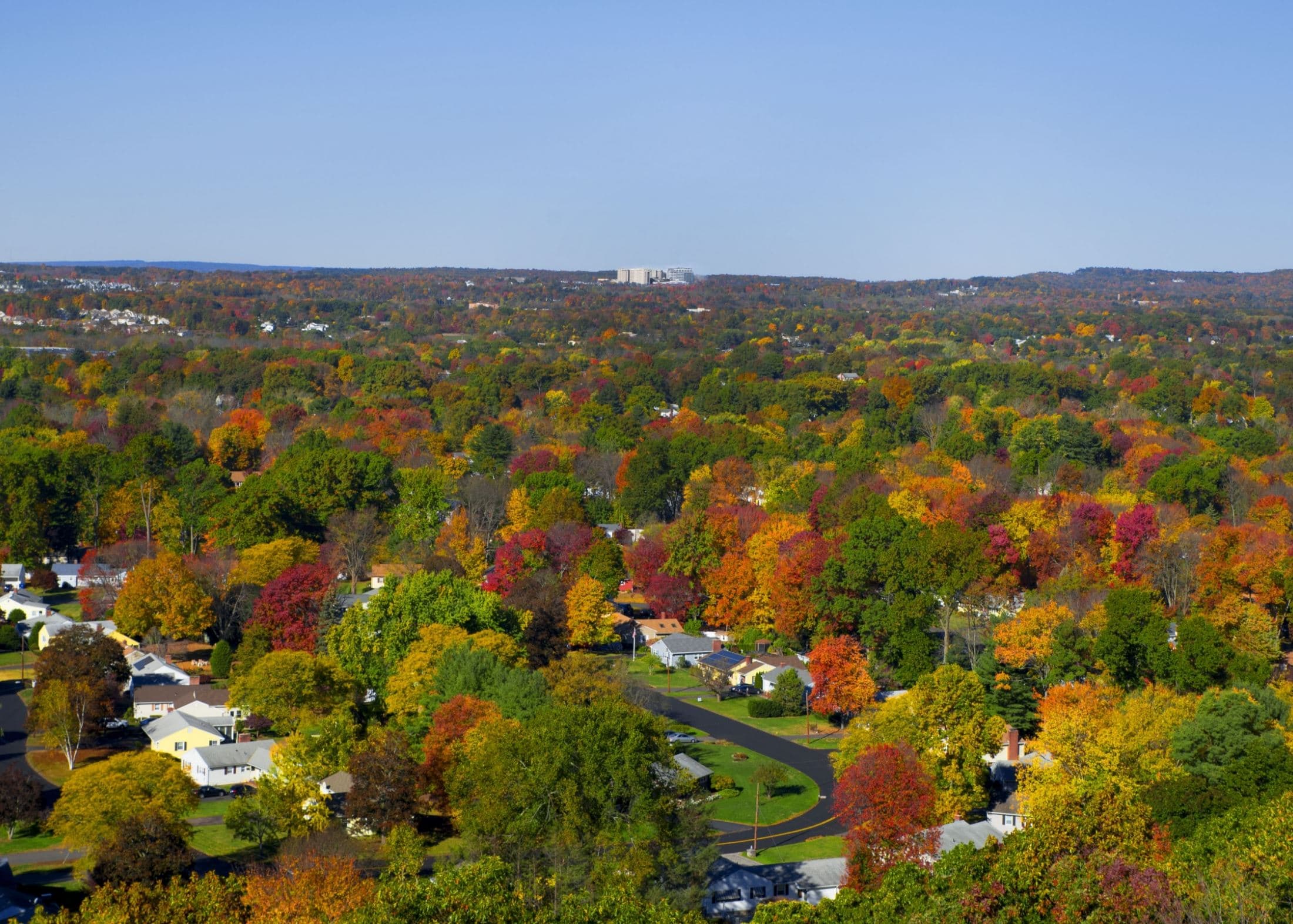 Skyline of Newington, CT
