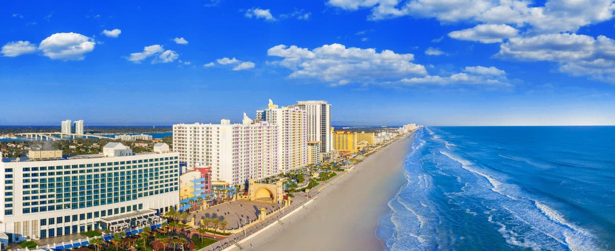 Skyline of Daytona Beach, FL