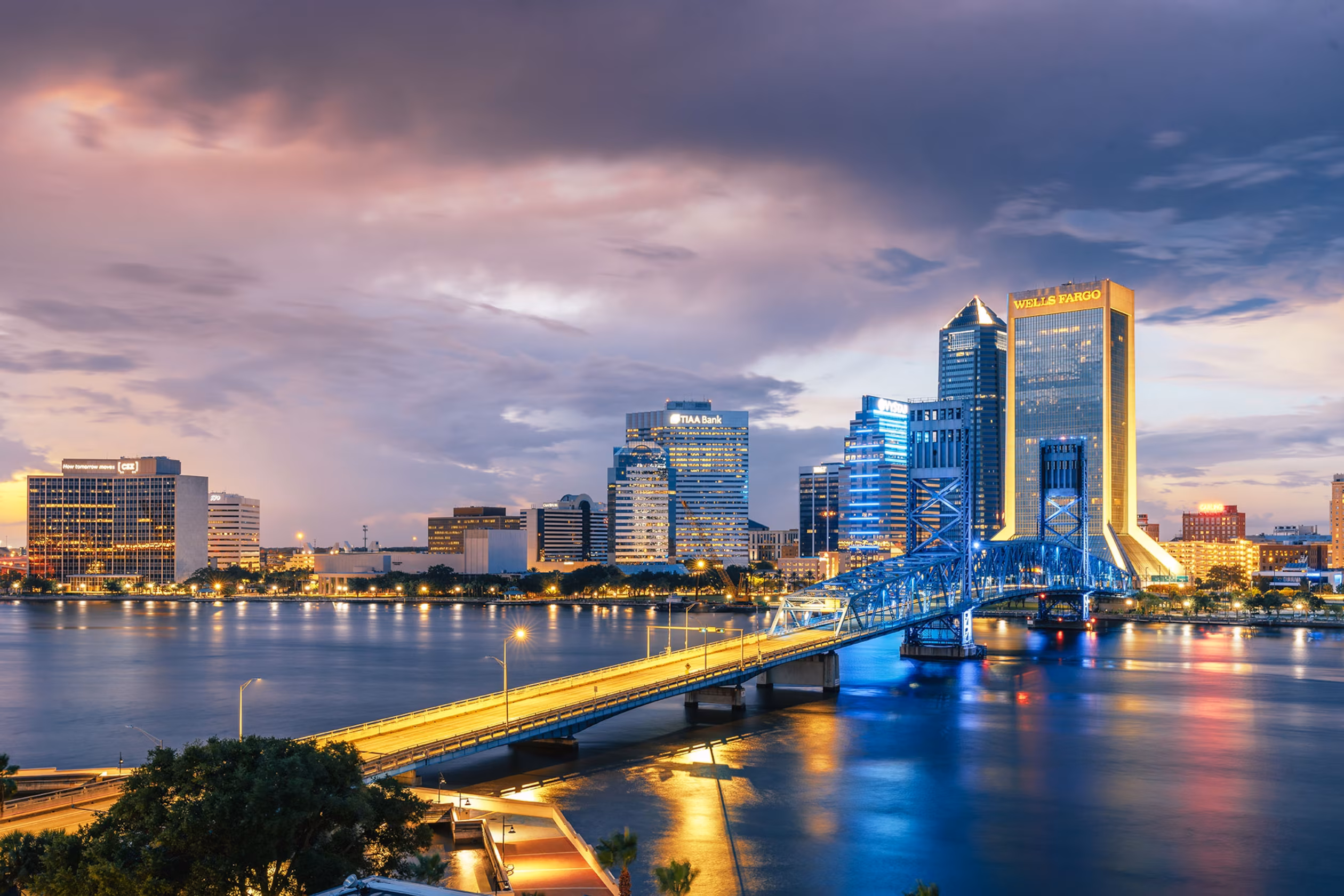 Skyline of Jacksonville, FL