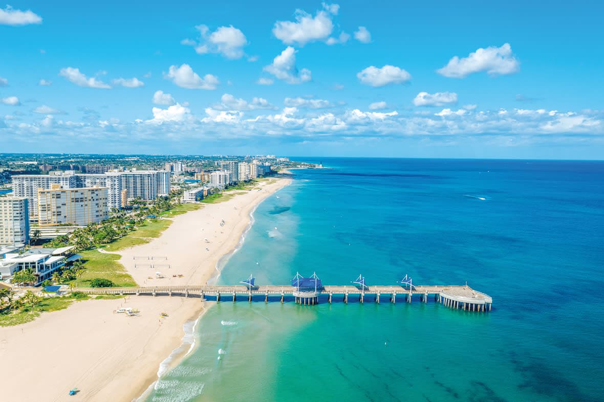 Skyline of Pompano Beach, FL