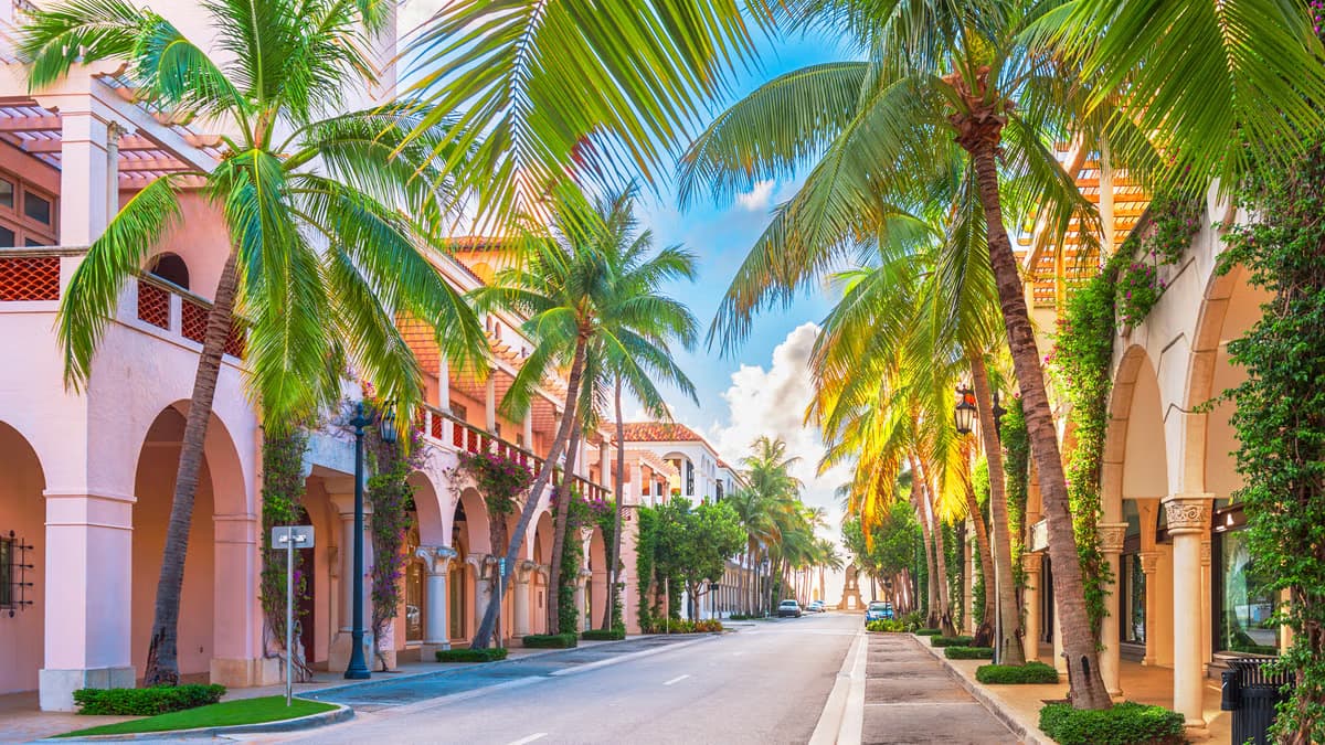 Skyline of West Palm Beach, FL