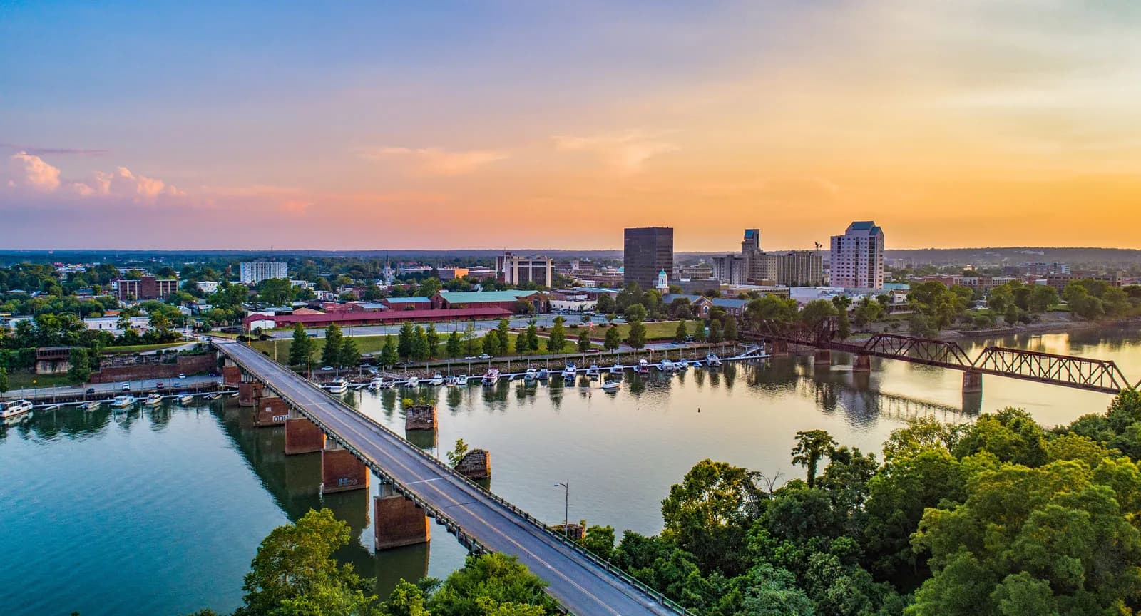 Skyline of Augusta, GA
