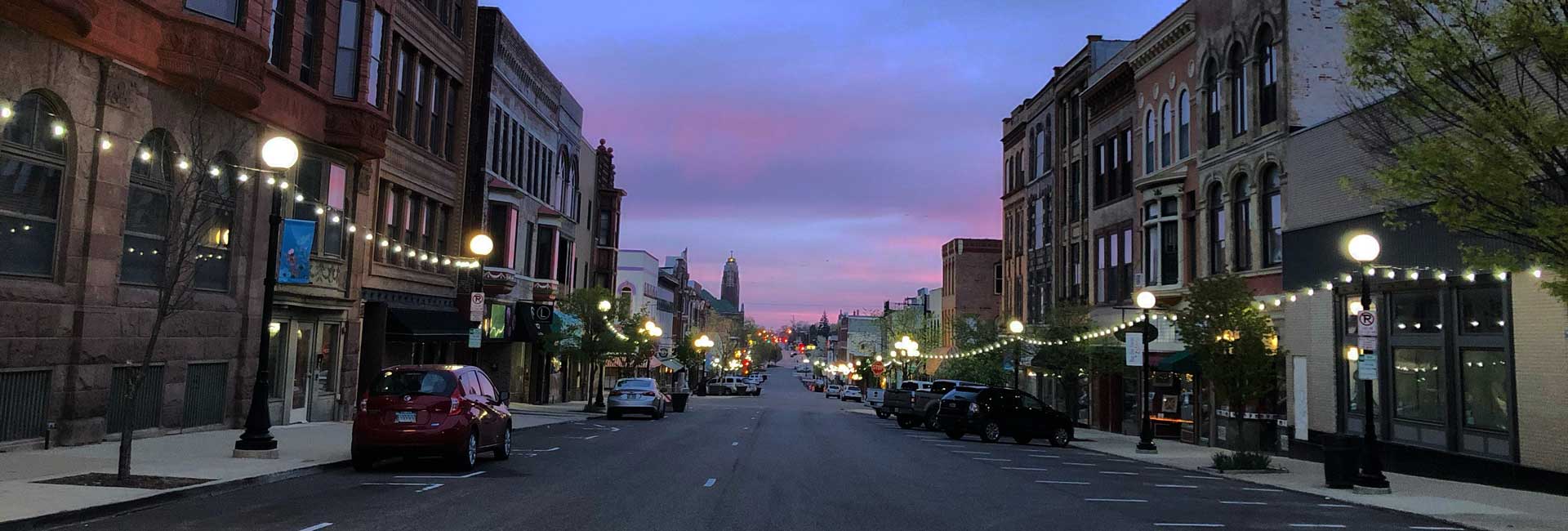 Skyline of Bloomington, IL