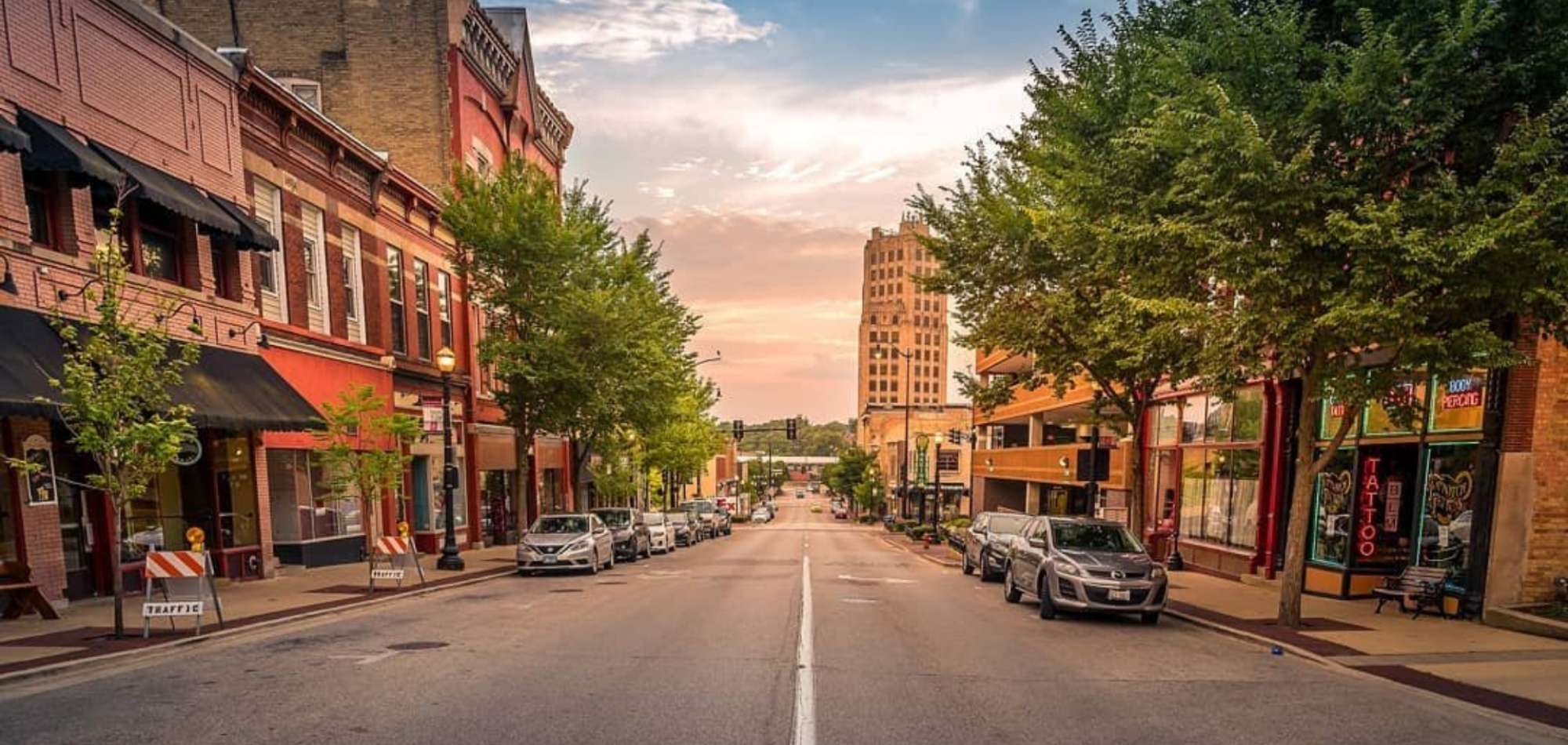 Skyline of Elgin, IL