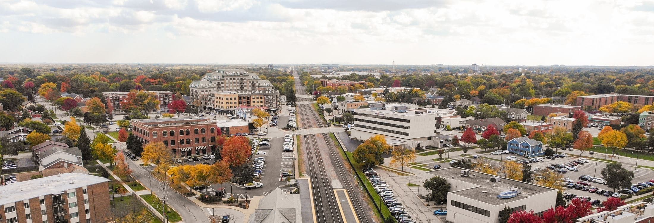 Skyline of Palatine, IL