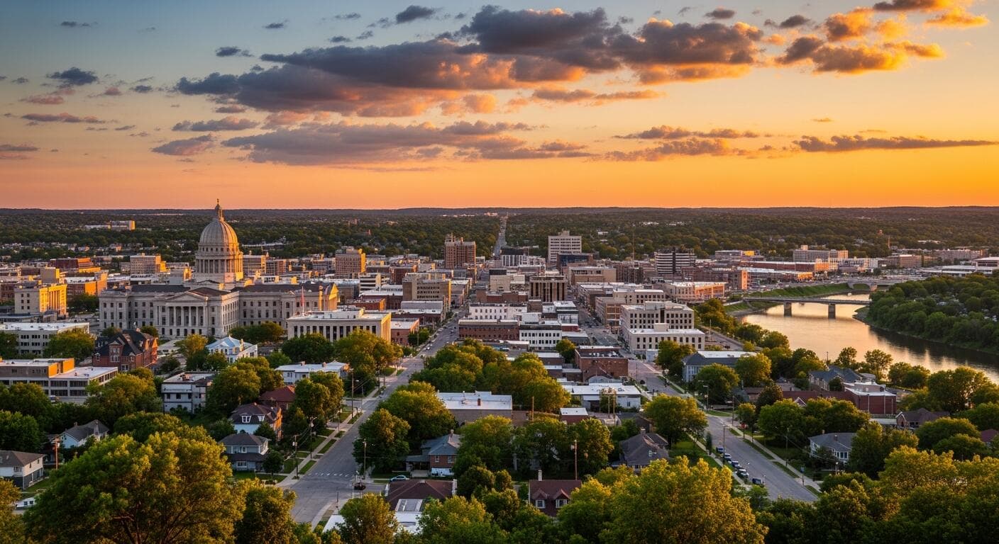 Skyline of Topeka, KS