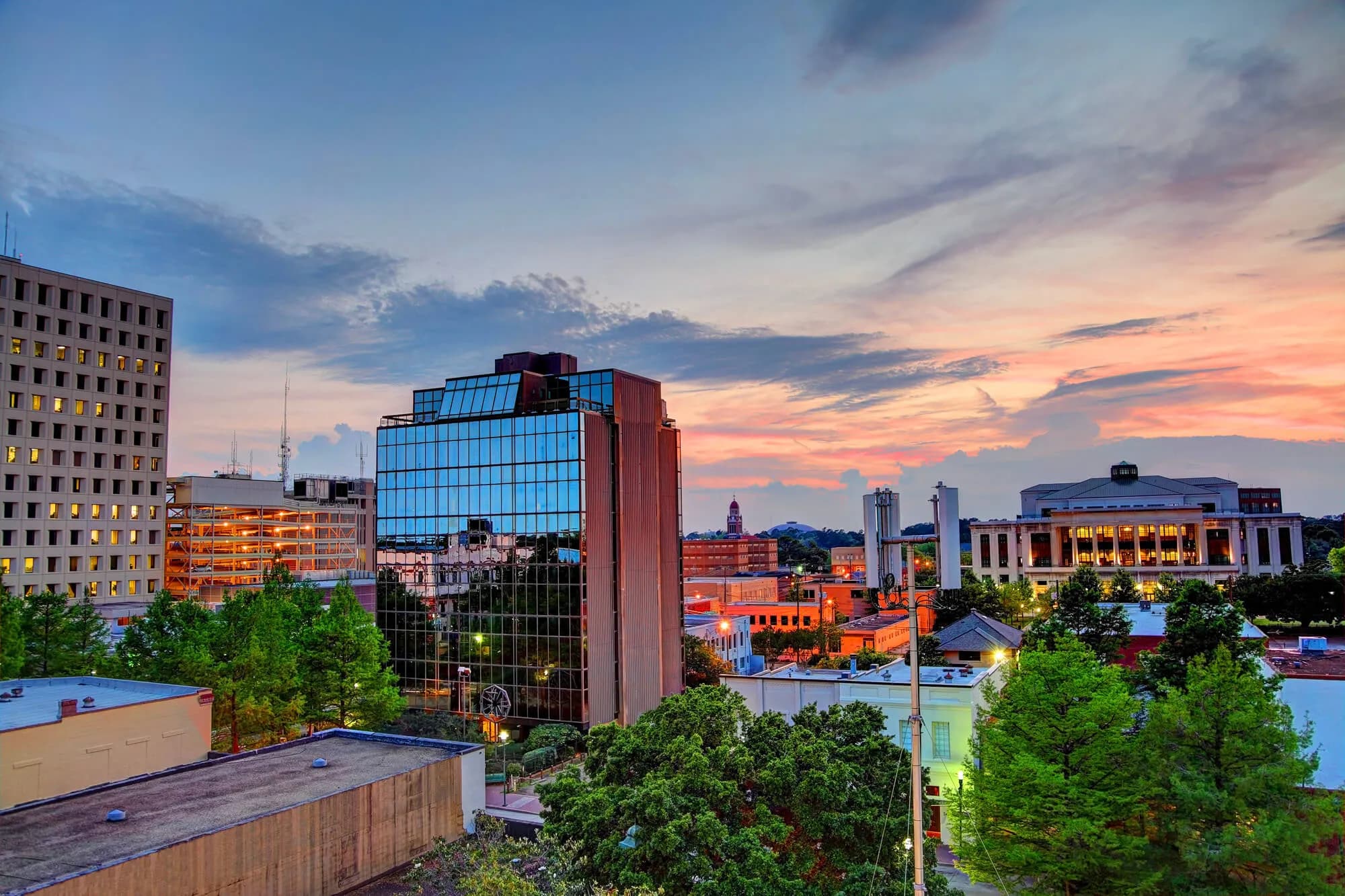 Skyline of Lafayette, LA