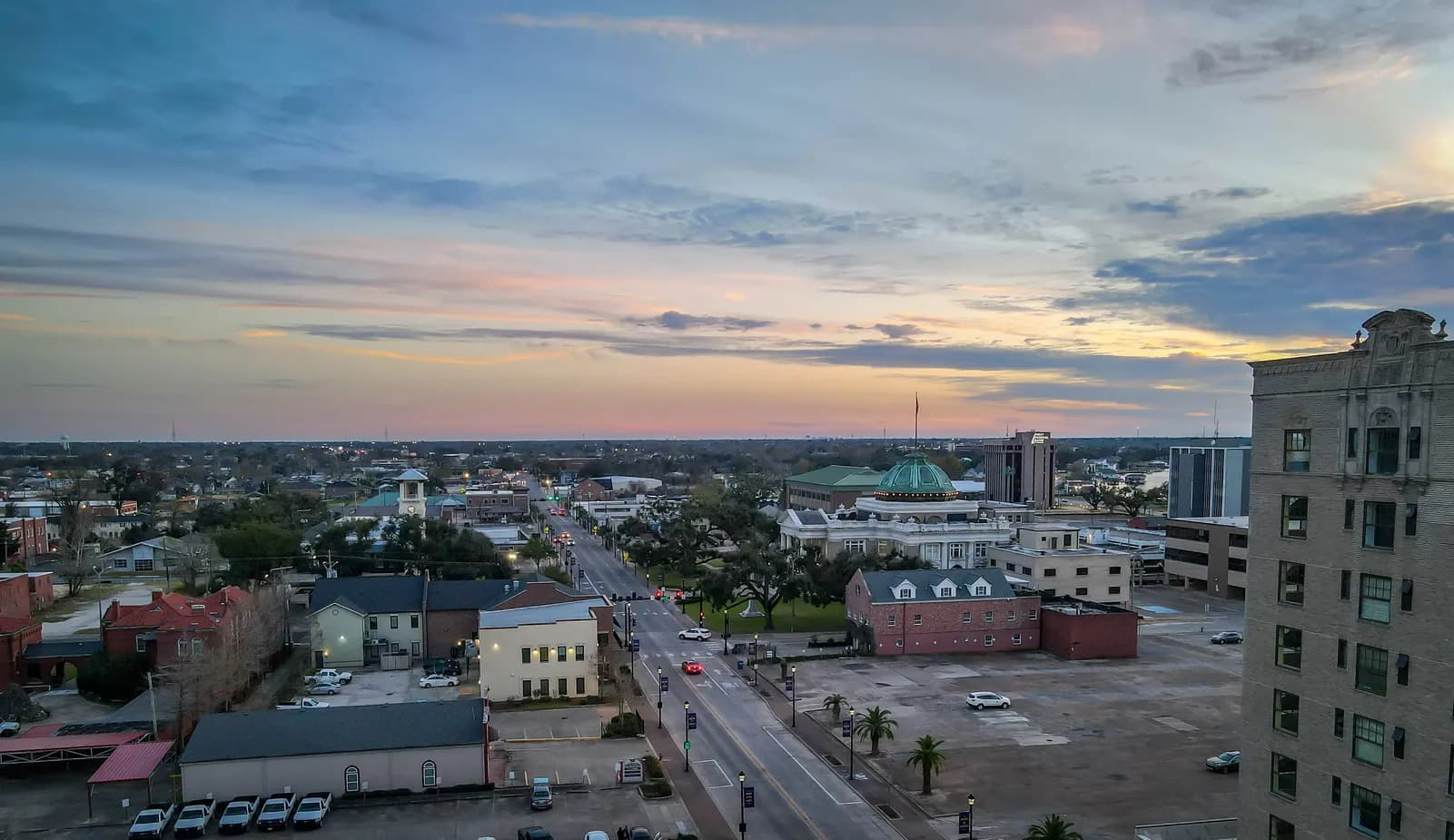 Skyline of Lake Charles, LA