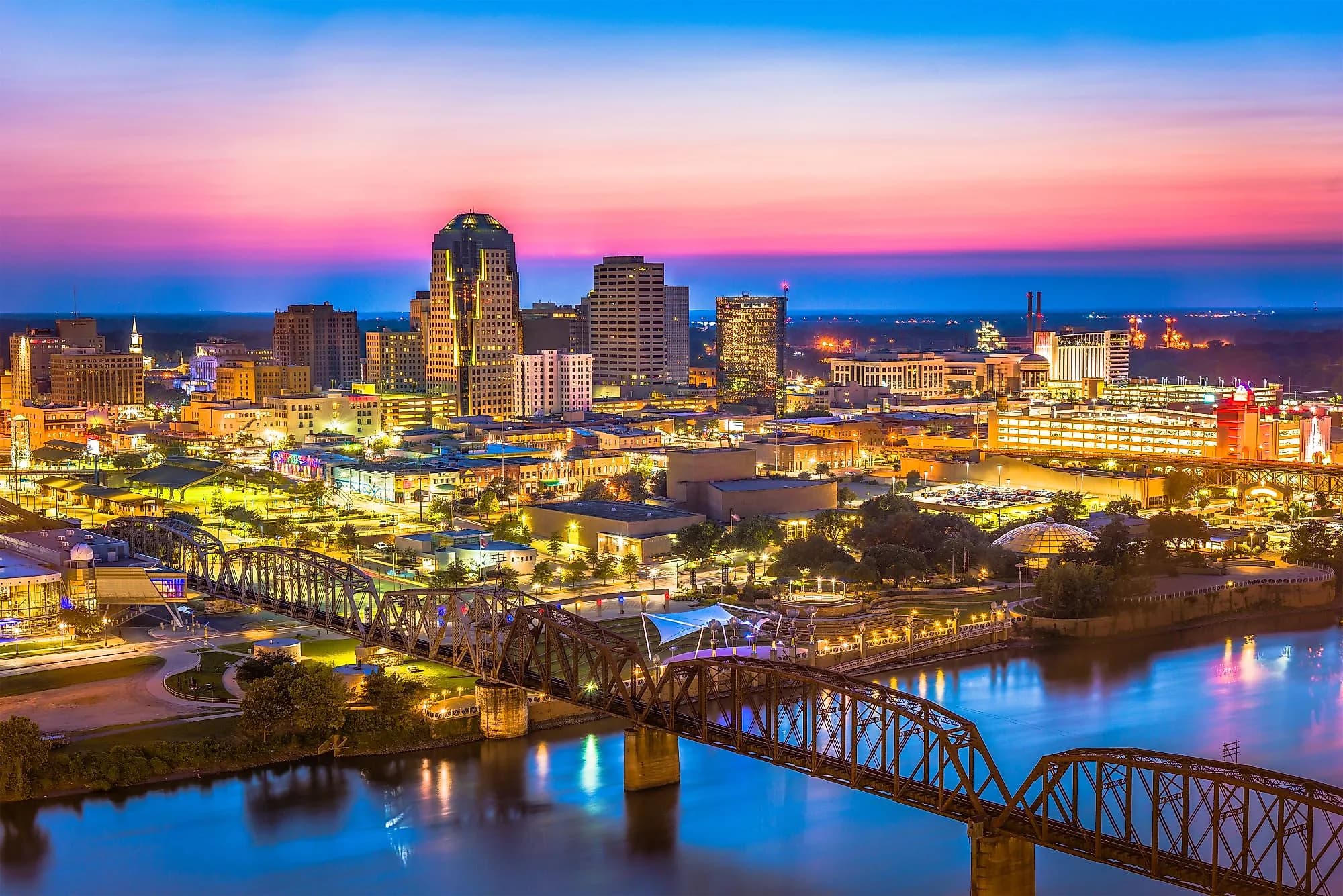Skyline of Shreveport, LA