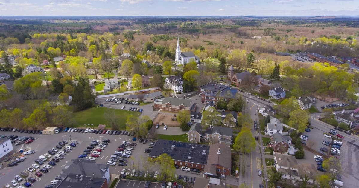 Skyline of Andover, MA