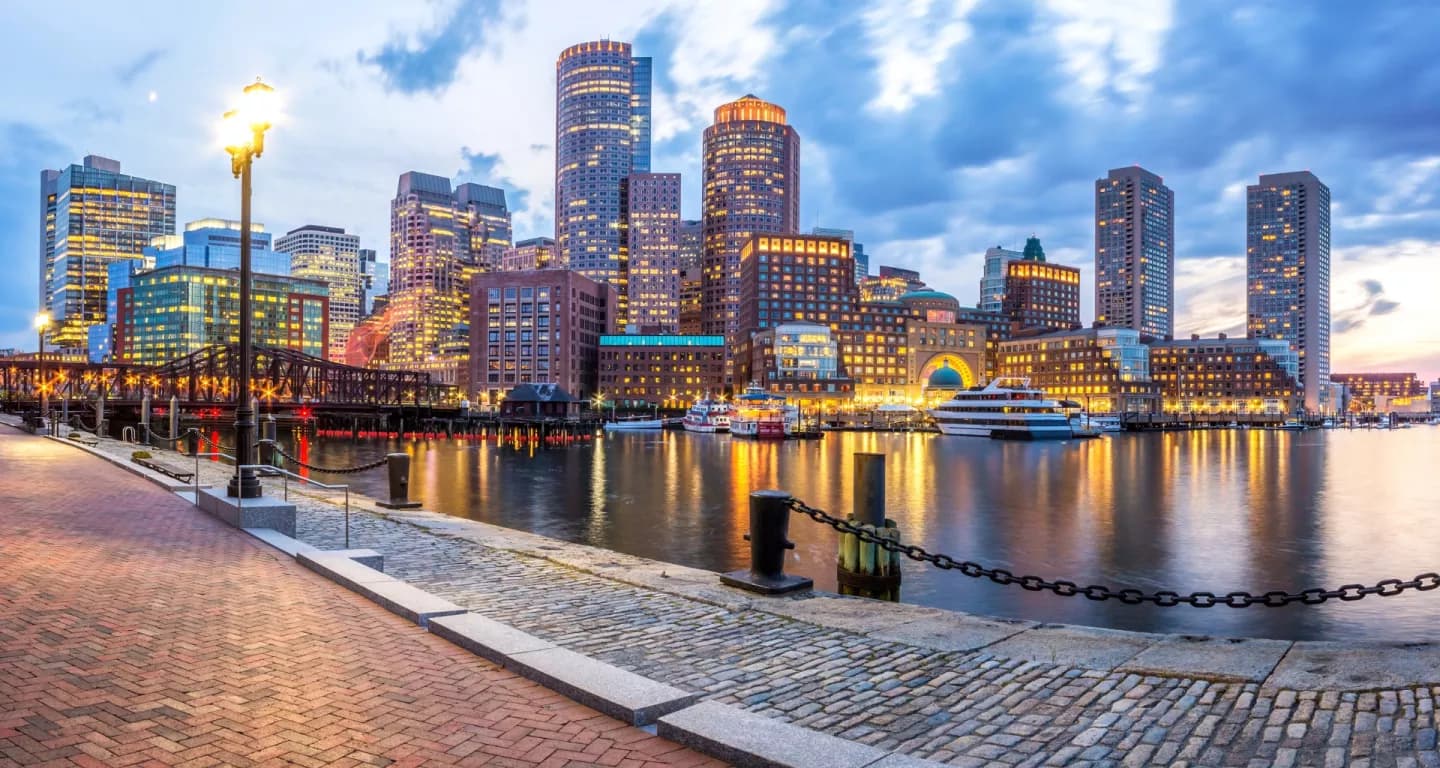 Skyline of Boston, MA