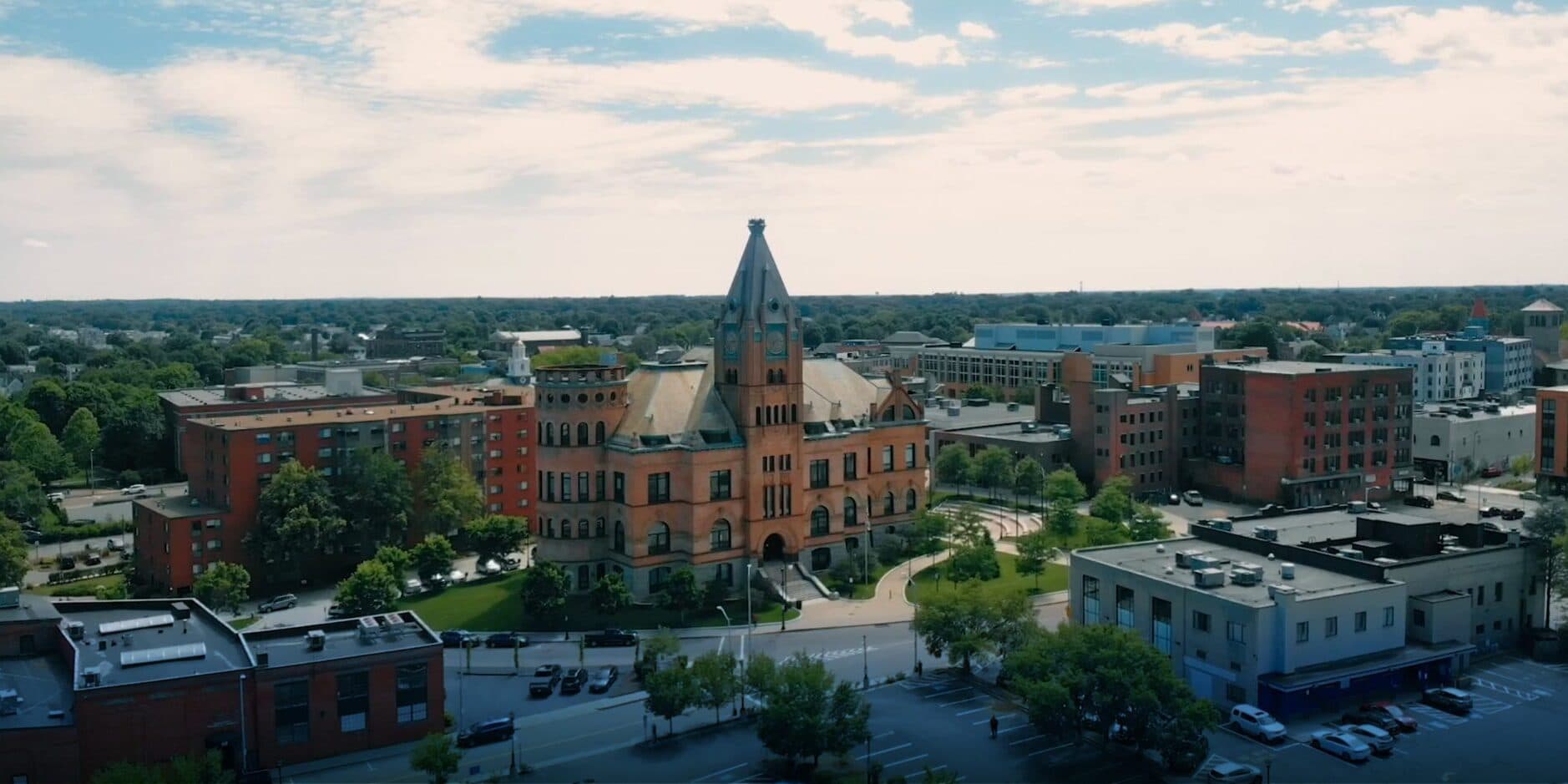 Skyline of Brockton, MA