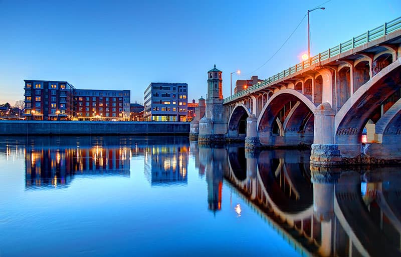 Skyline of Haverhill, MA