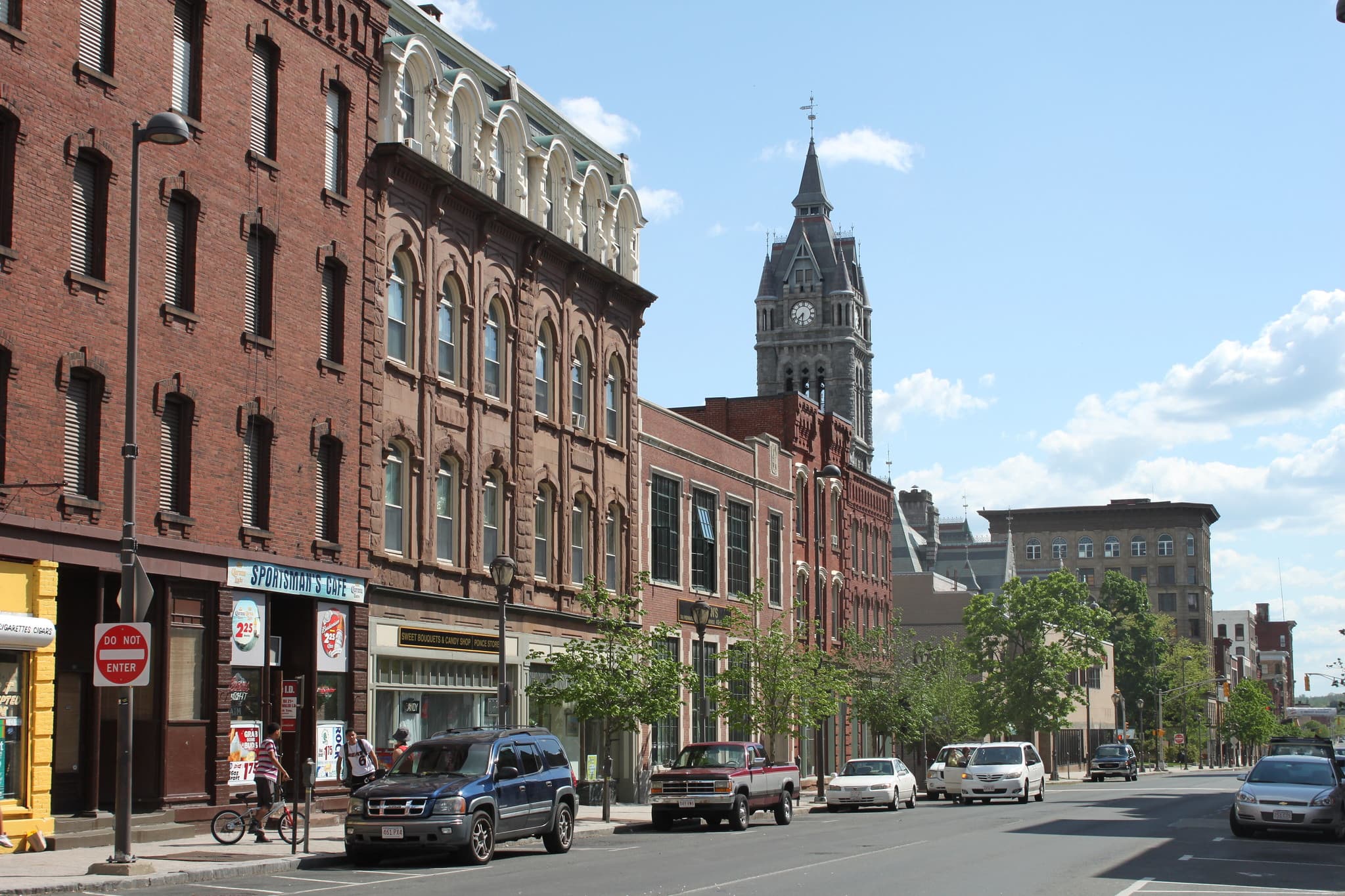 Skyline of Holyoke, MA
