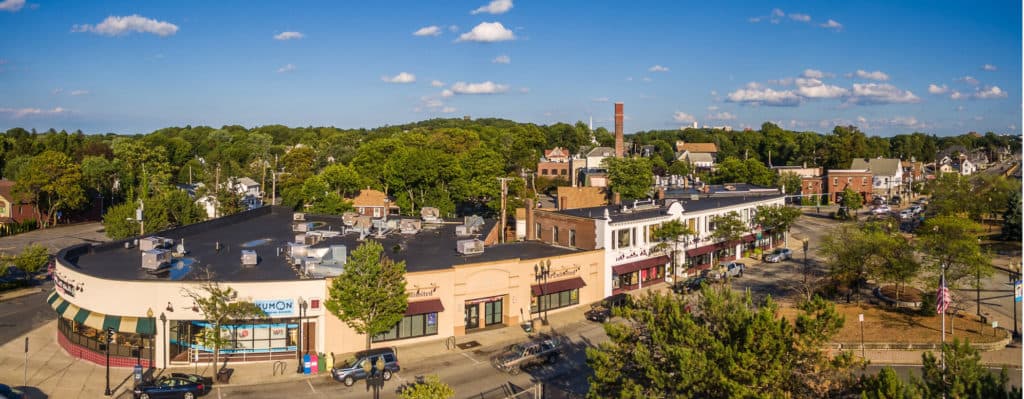 Skyline of Milton, MA
