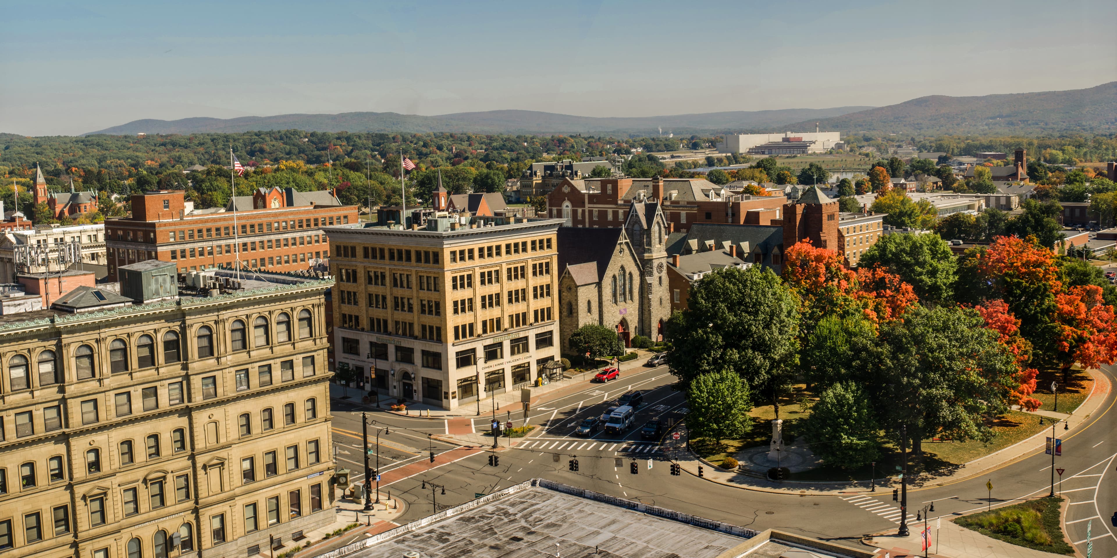 Skyline of Pittsfield, MA