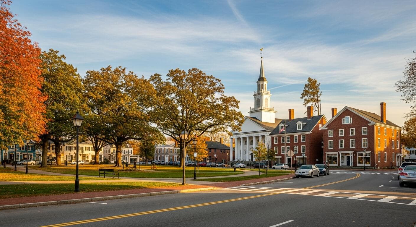 Skyline of Tewksbury, MA