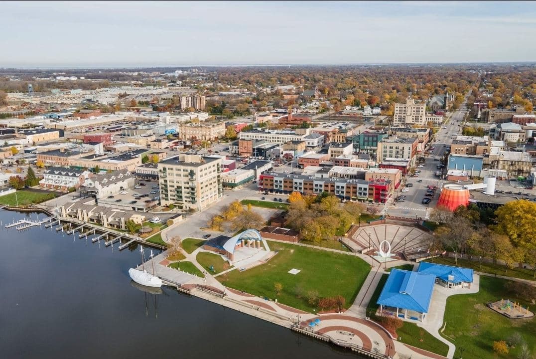 Skyline of Bay City, MI