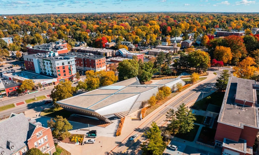 Skyline of East Lansing, MI