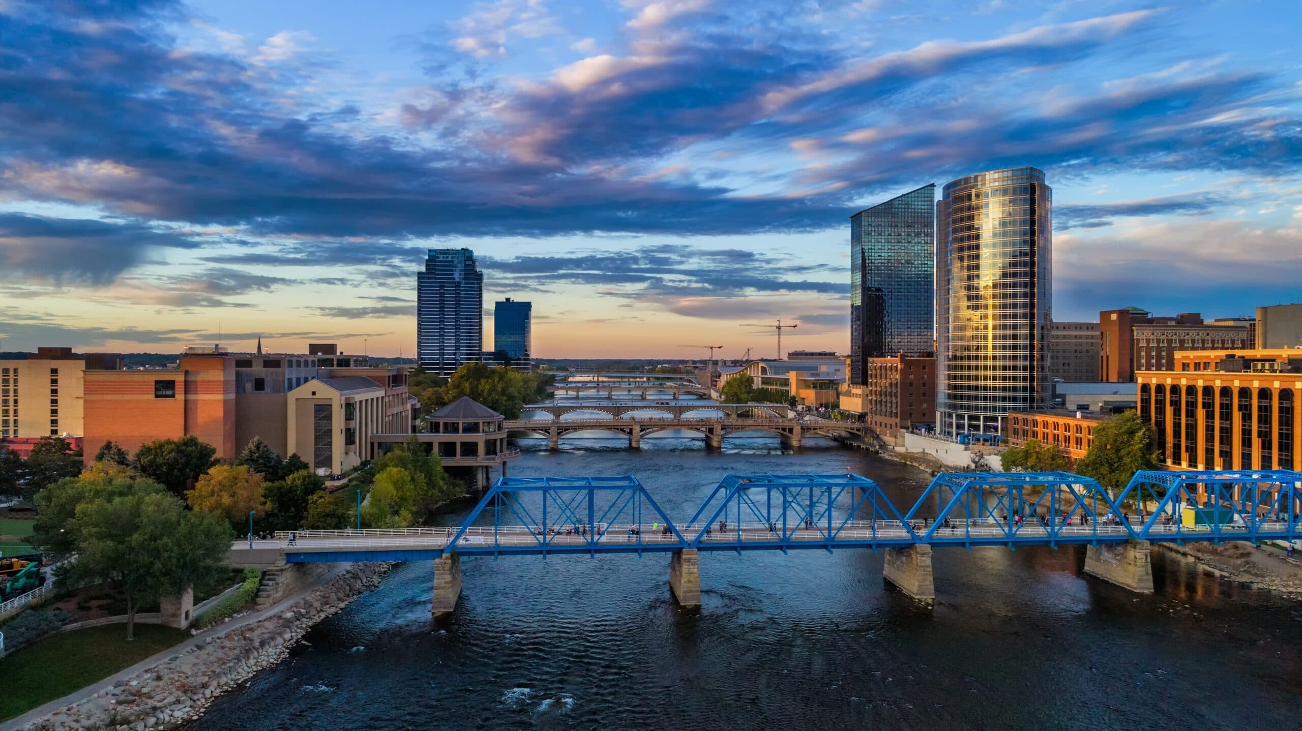 Skyline of Grand Rapids, MI