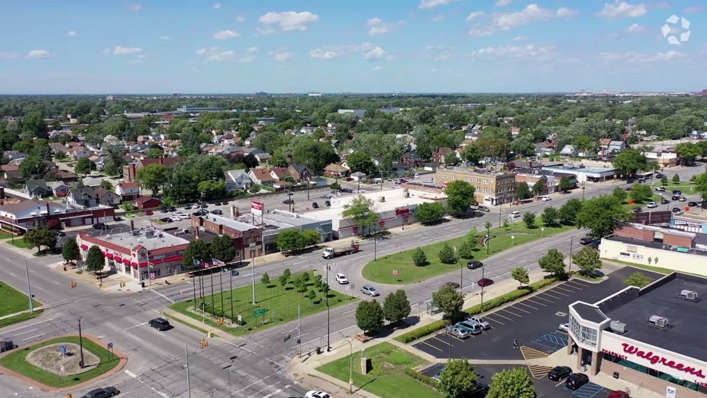 Skyline of Lincoln Park, MI