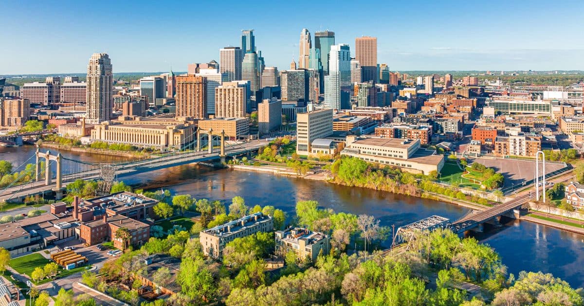 Skyline of Minneapolis, MN