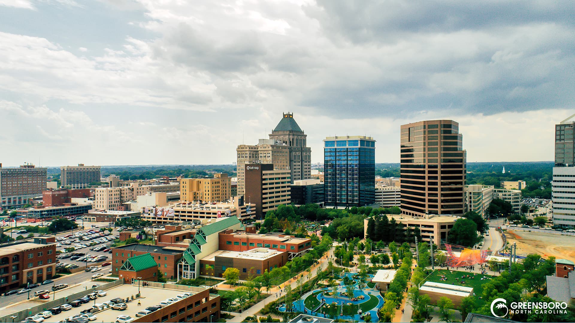 Skyline of Greensboro, NC