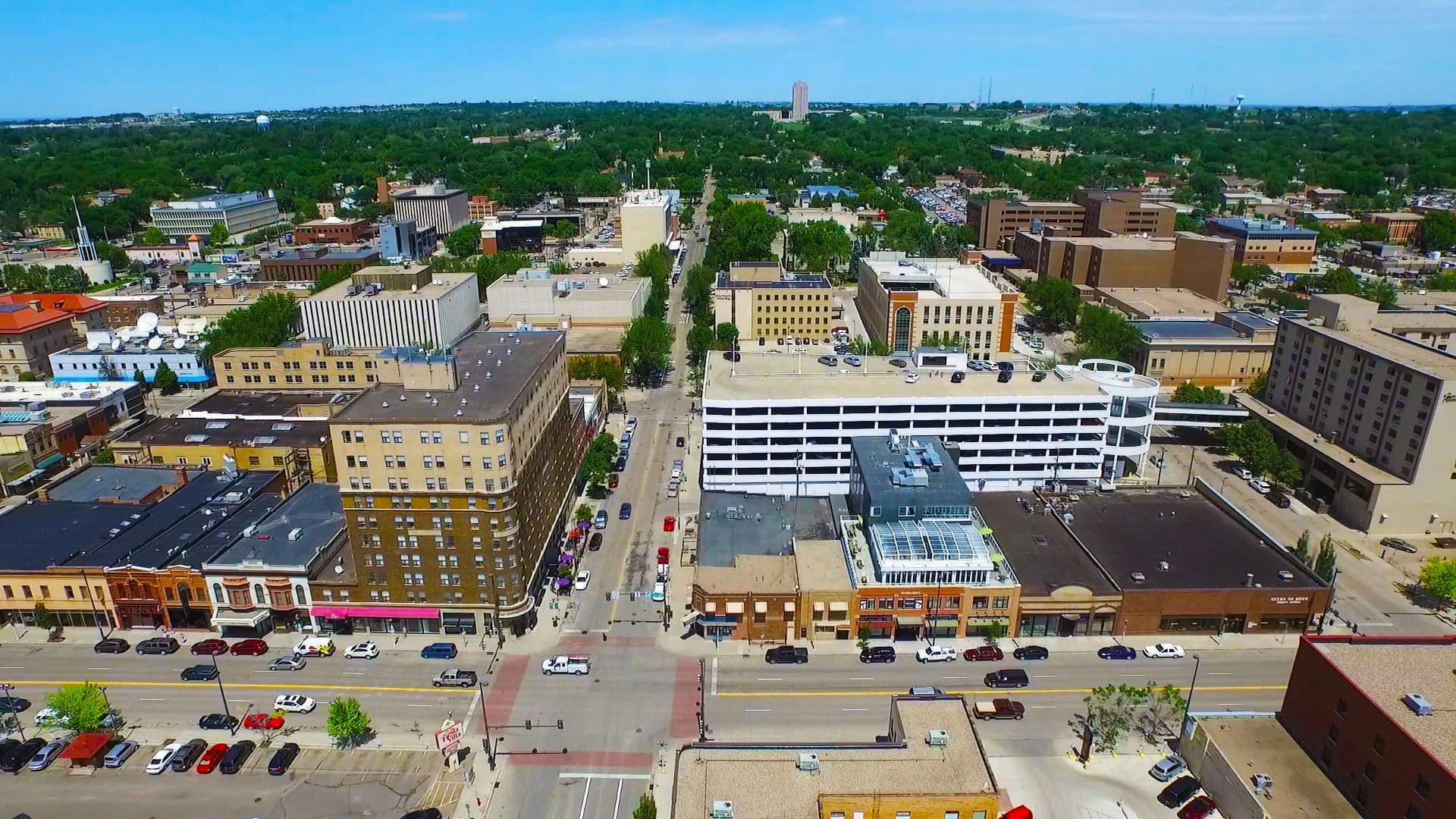 Skyline of Bismarck, ND