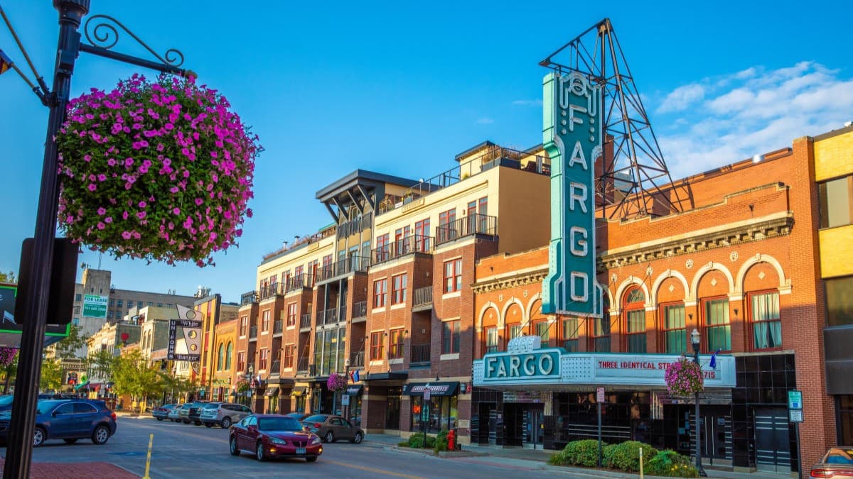 Skyline of Grand Forks, ND