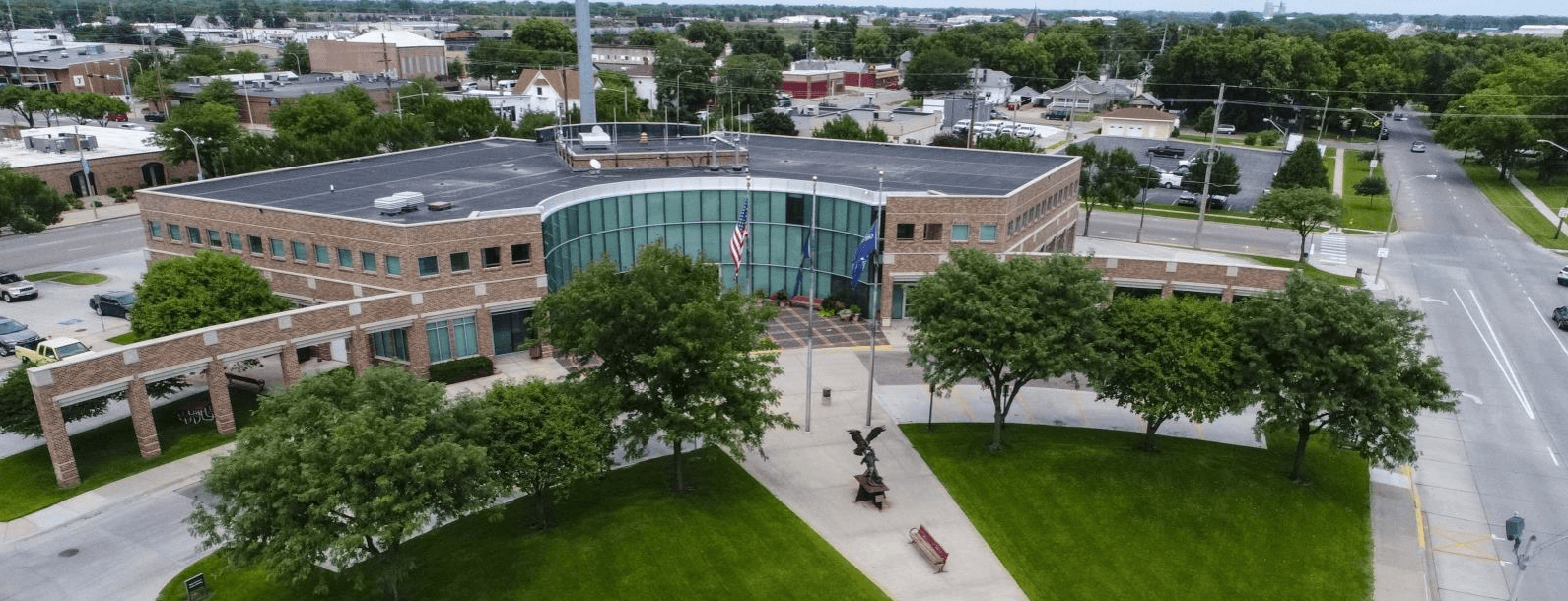 Skyline of Grand Island, NE