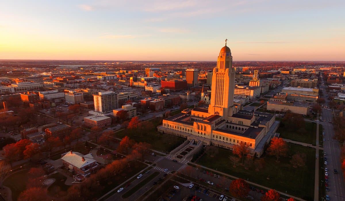 Skyline of Lincoln, NE