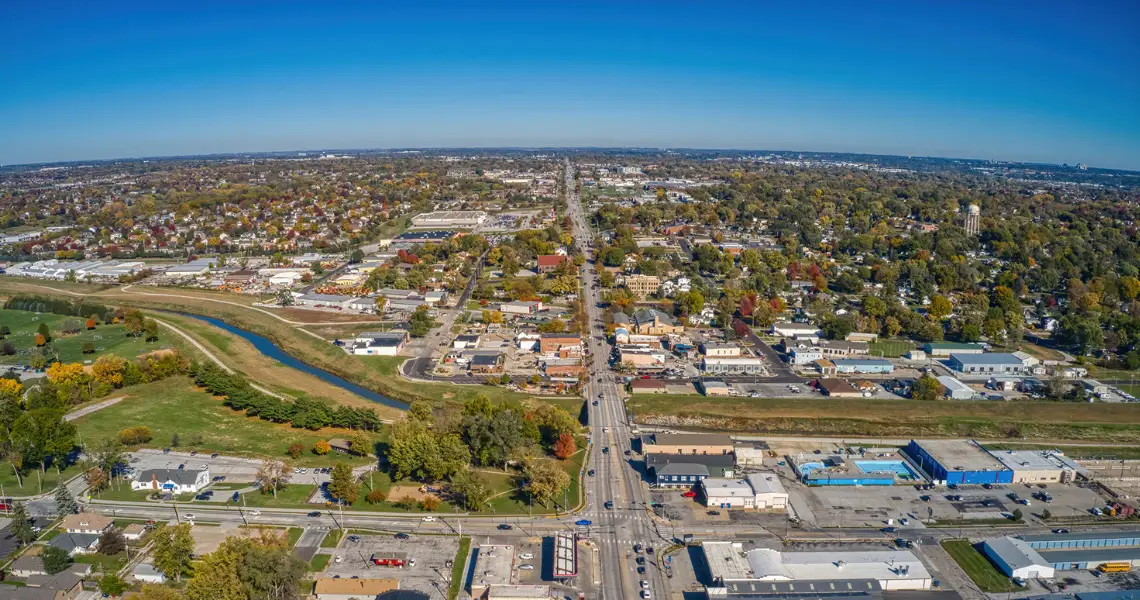 Skyline of Papillion, NE