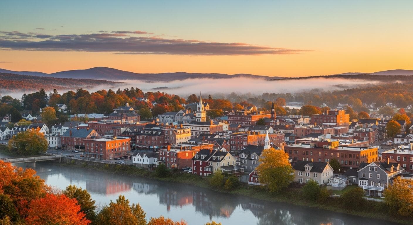 Skyline of Rochester, NH