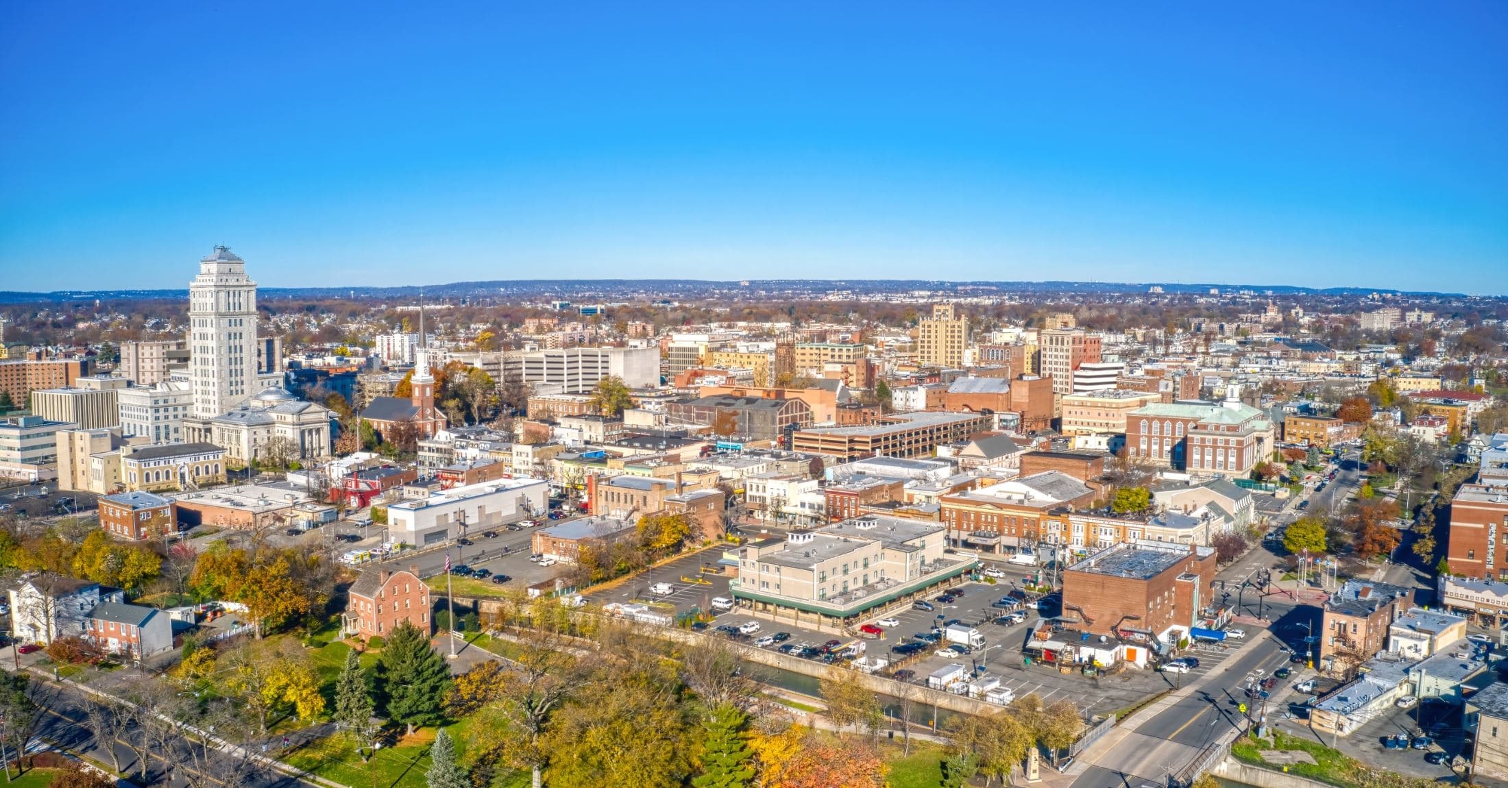 Skyline of Elizabeth, NJ