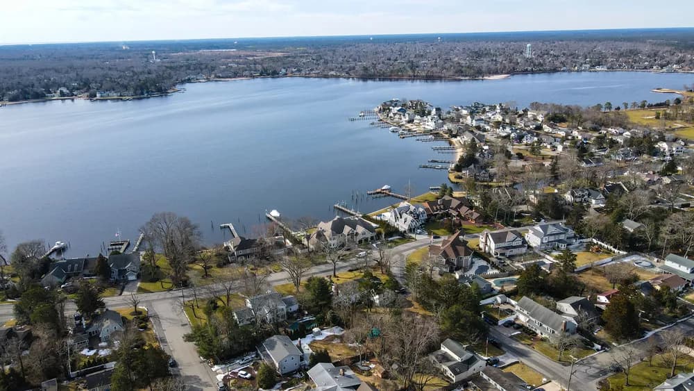 Skyline of Toms River, NJ