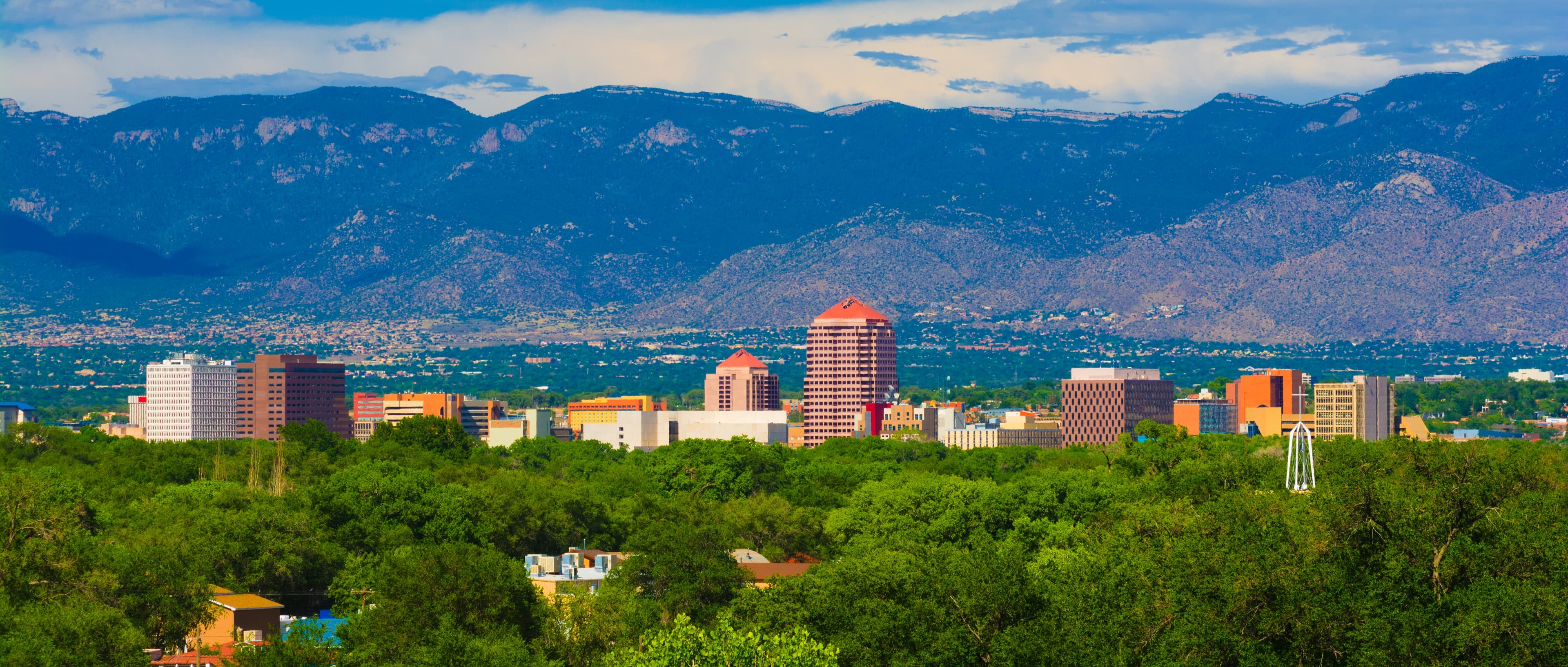 Skyline of Albuquerque, NM