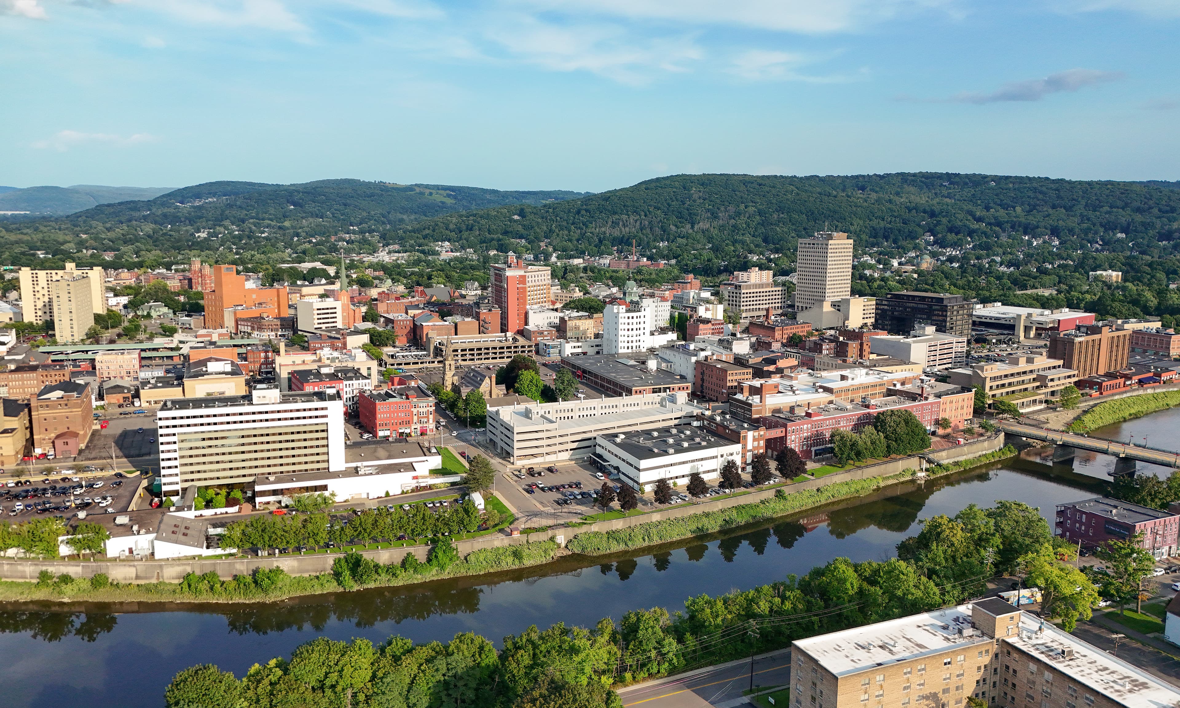 Skyline of Binghamton, NY