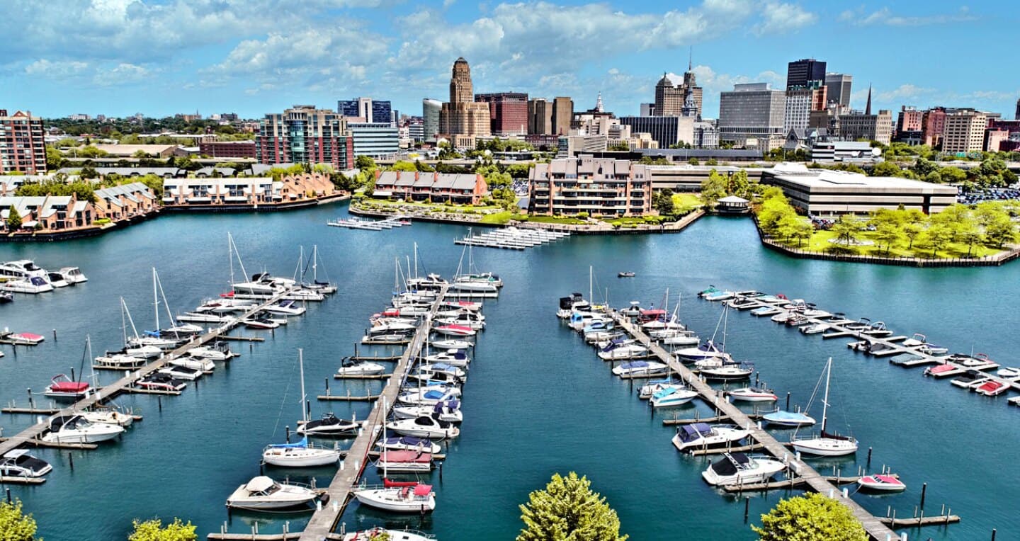 Skyline of Buffalo, NY