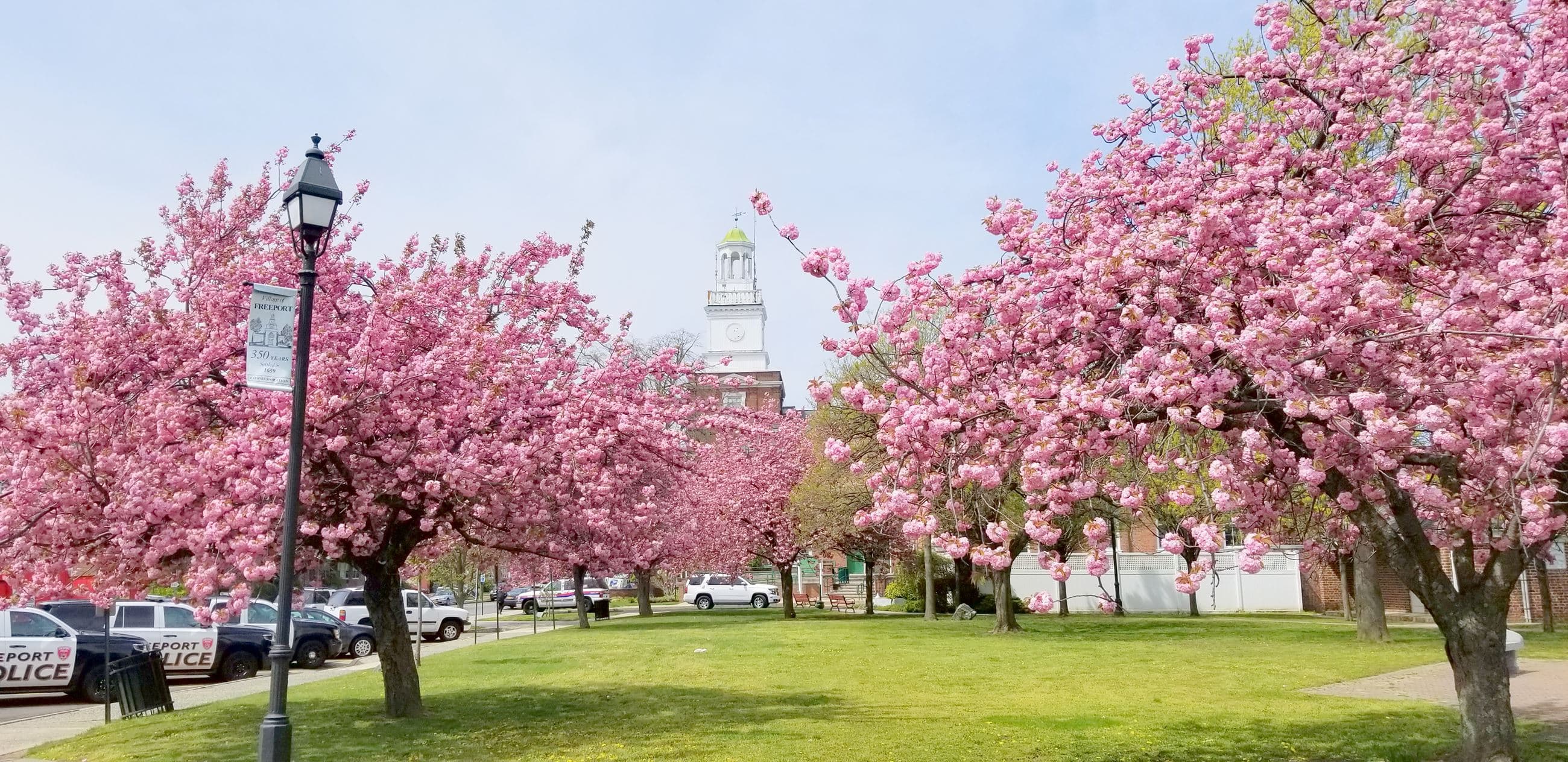 Skyline of Freeport, NY