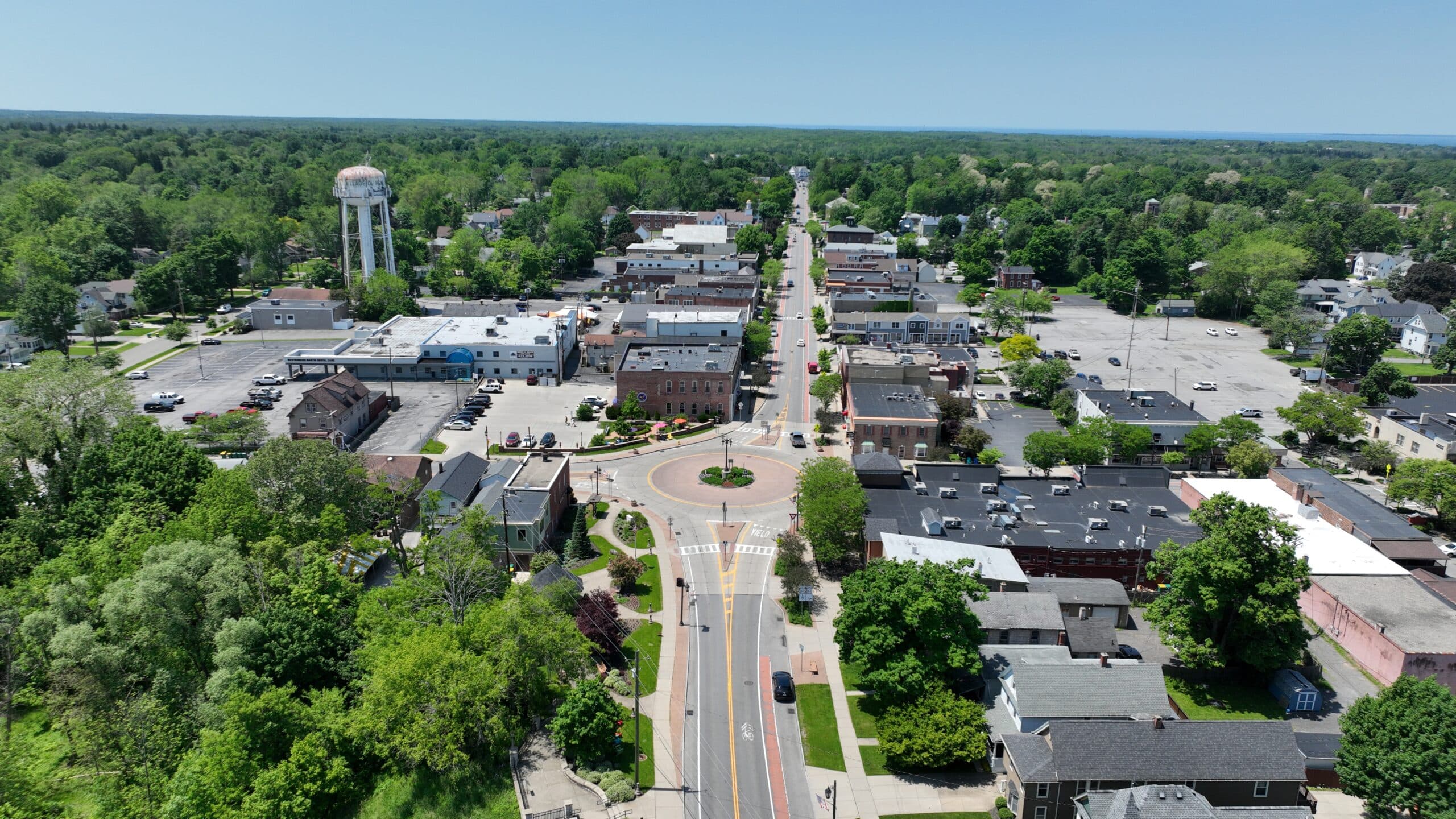 Skyline of Hamburg, NY