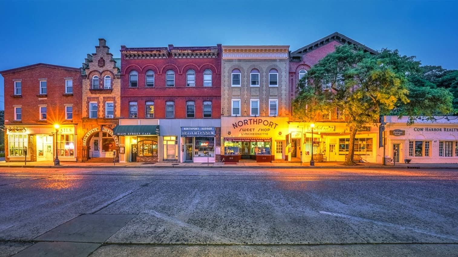 Skyline of Huntington, NY